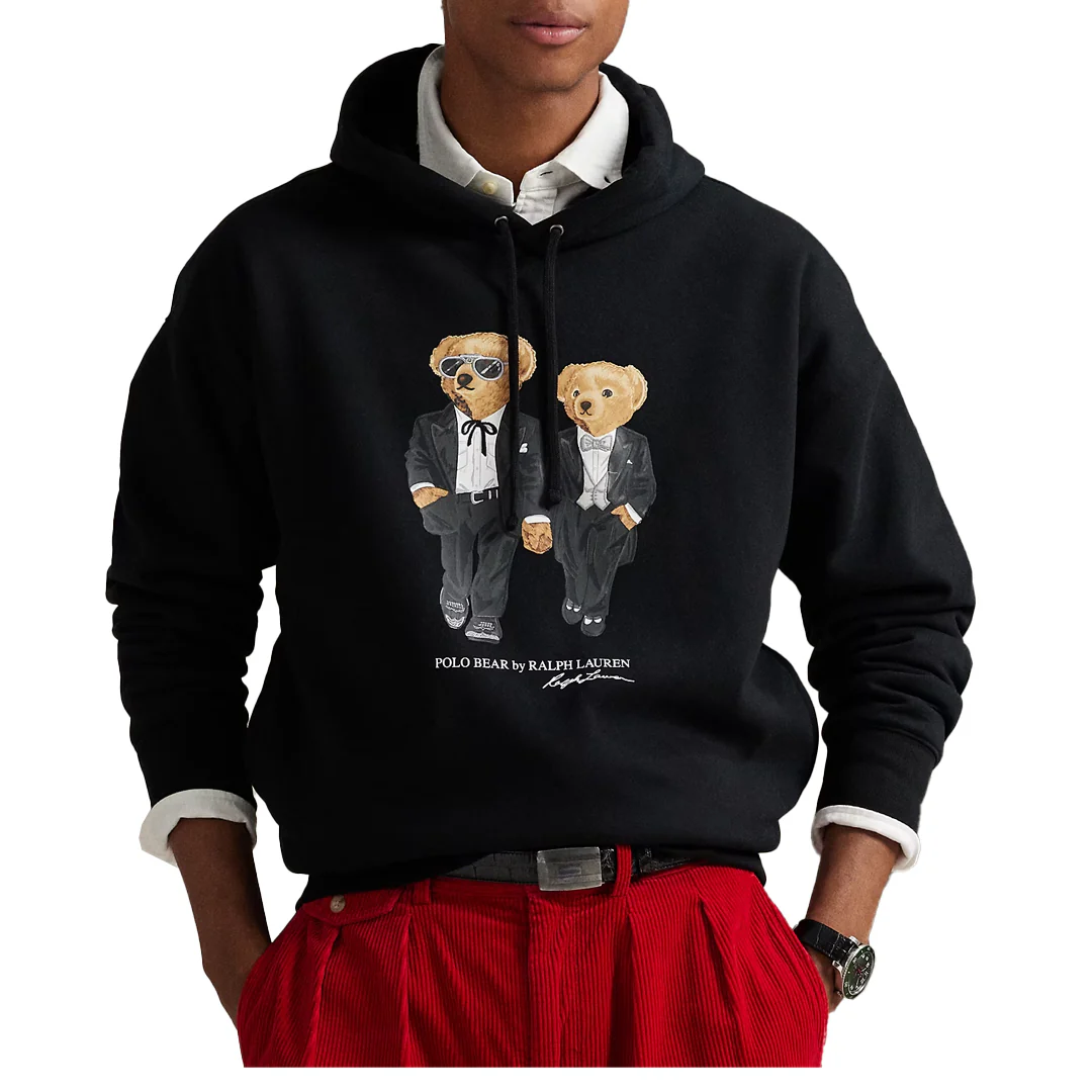 THE RALPH AND RICKY TUXEDO BEAR HOODIE - Image 3