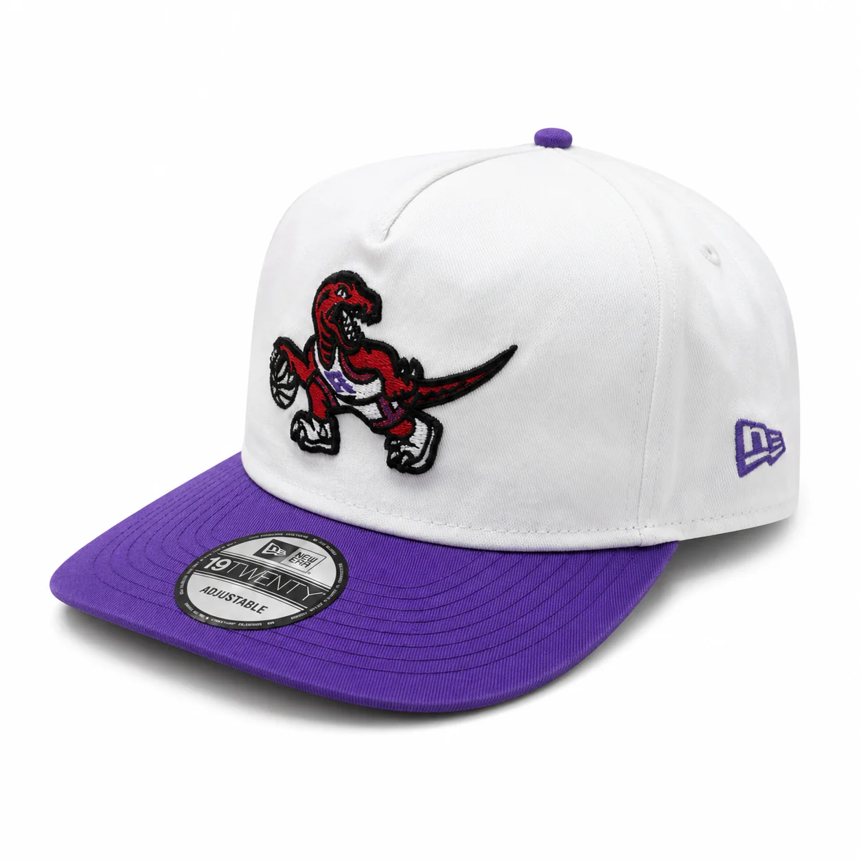 TORONTO RAPTORS 19TWENTY ADJUSTABLE CAP WHITE & PURPLE