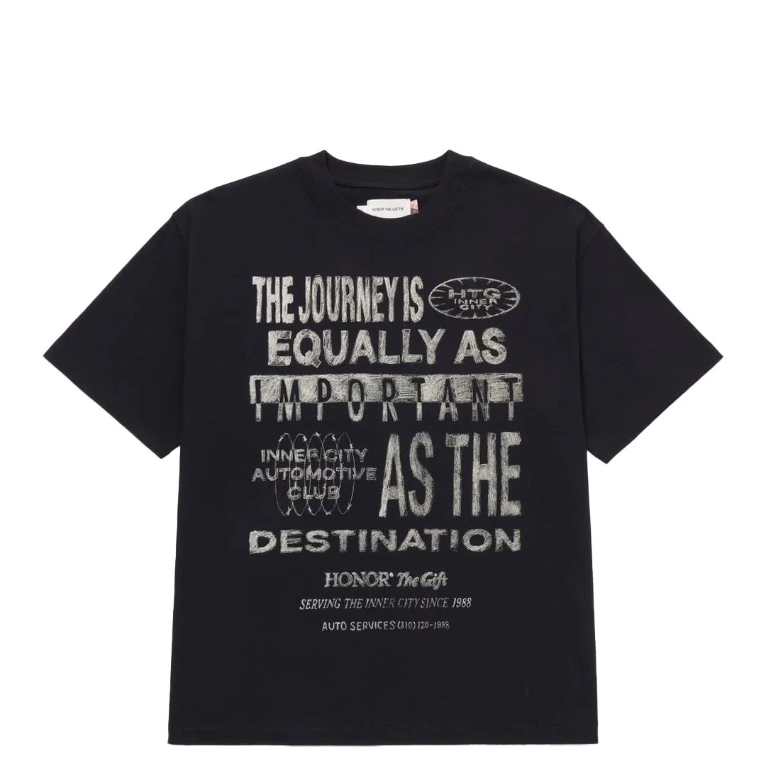 TRAVELLED JOURNEY TEE BLACK
