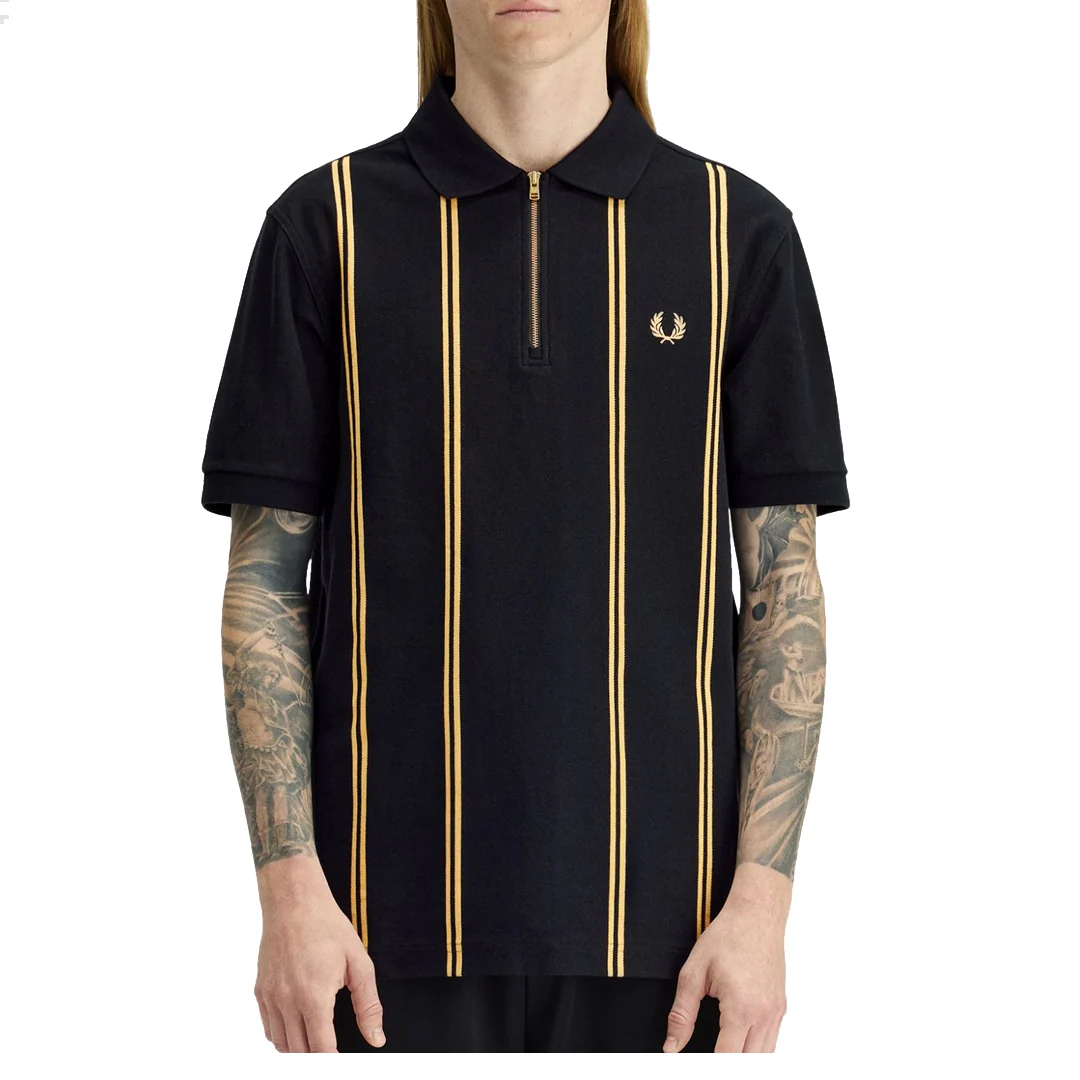 VERTICAL STRIPE POLO SHIRT - Image 3
