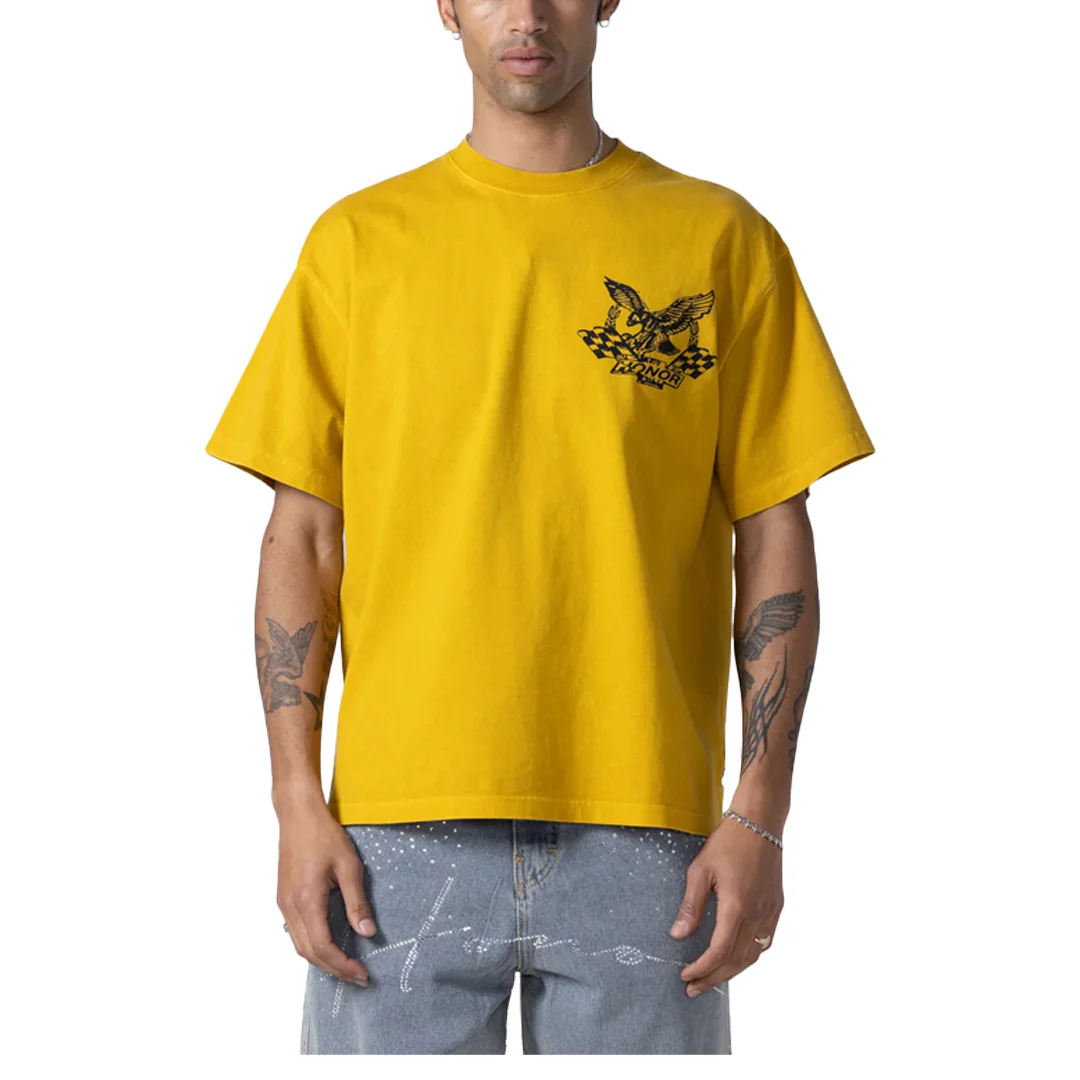 VINTAGE OIL TEE YELLOW - Image 3