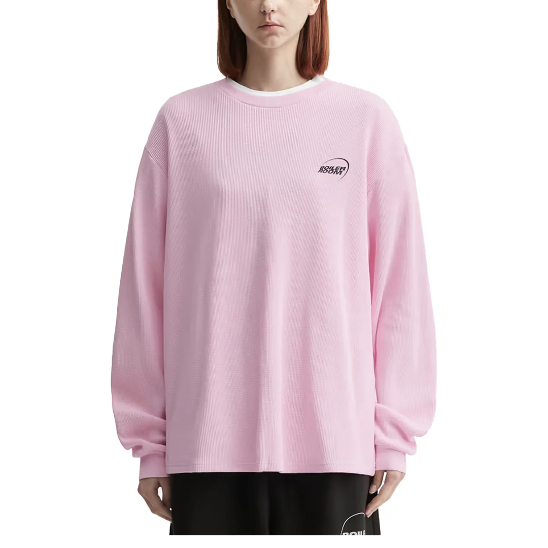WAFFLE LONG SLEEVE PINK - Image 2