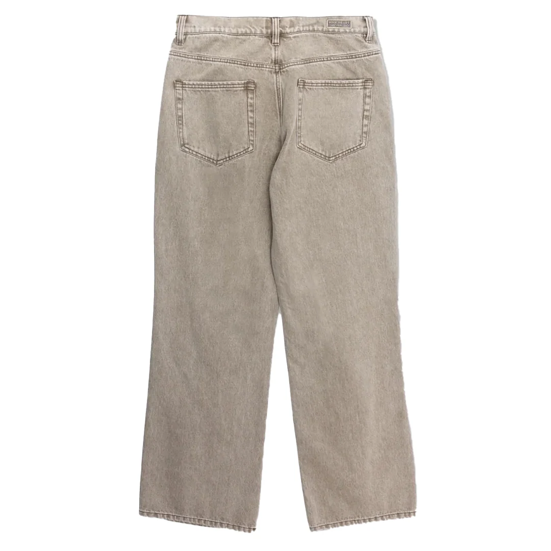 WASHED TWILL PANT TAUPE - Image 2