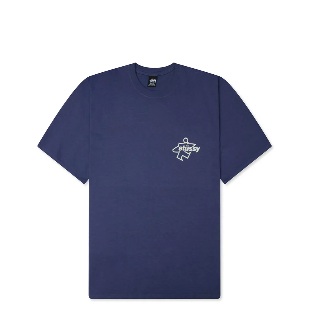 SURF SIZE PIGMENT DYE T-SHIRT INDIGO