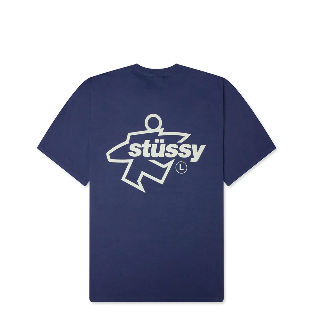 SURF SIZE PIGMENT DYE T-SHIRT INDIGO - Image 2