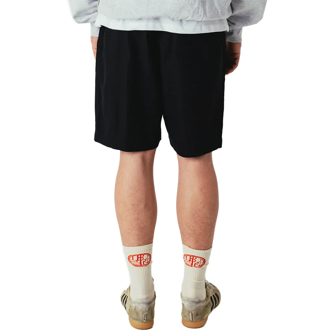 WBBOMMY LINEN SHORTS BLACK - Image 3
