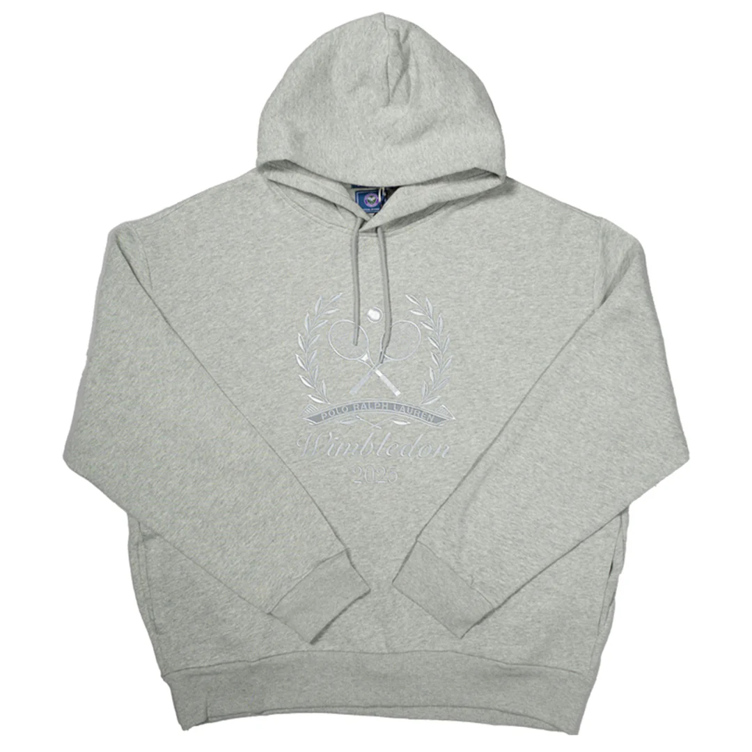 WIMBLEDON 2025 GREY HEATHER PULLOVER