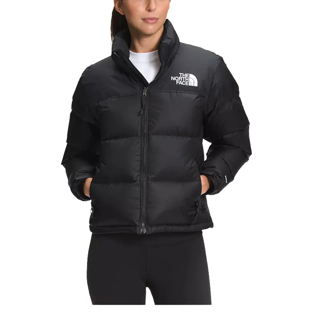 WOMEN'S 1996 RETRO NUPTSE JACKET TNF BLACK - Image 2