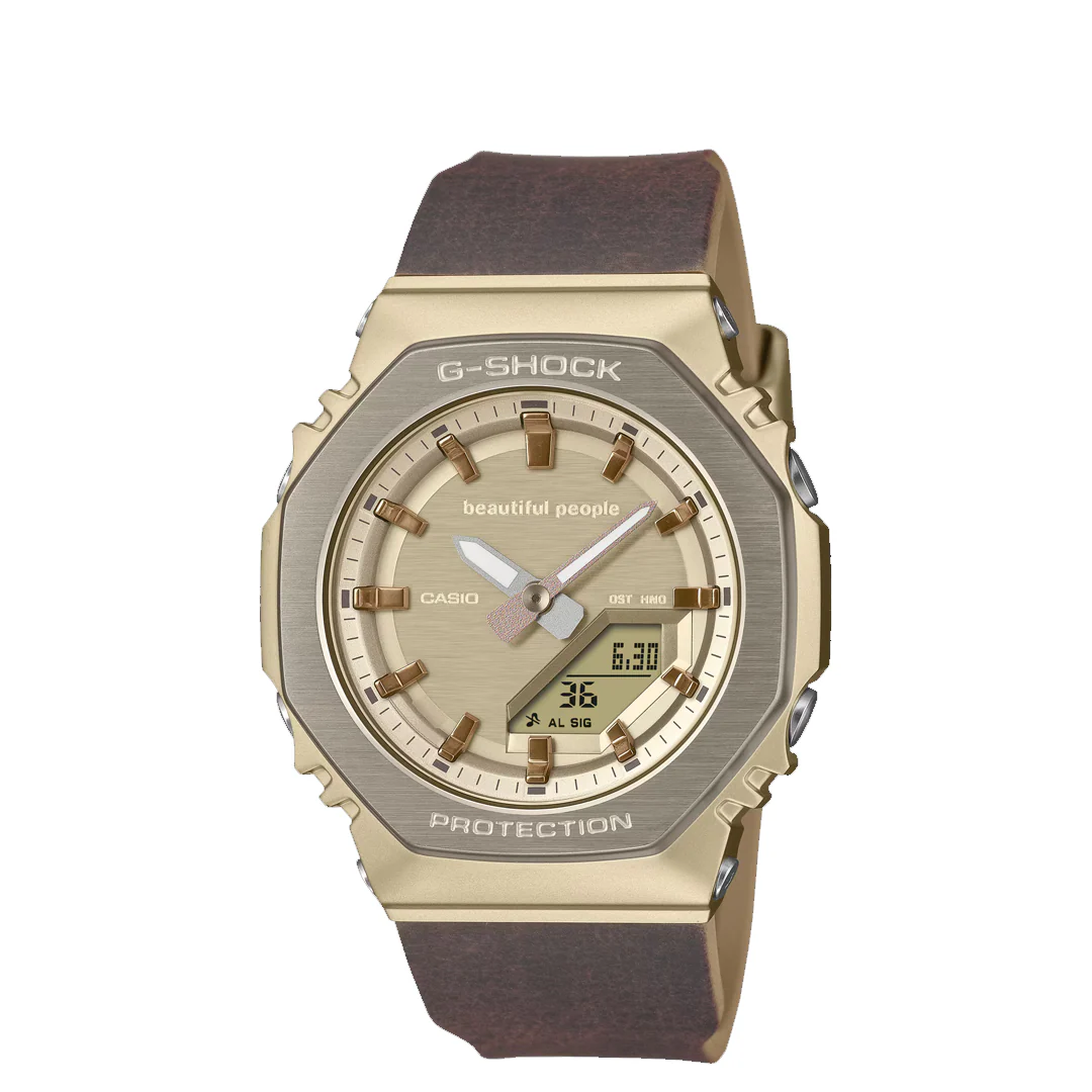 WOMEN'S BEAUTIFUL PEOPLE COLLABORATION MODEL ANALOG-DIGITAL GM-S2110BP-5A