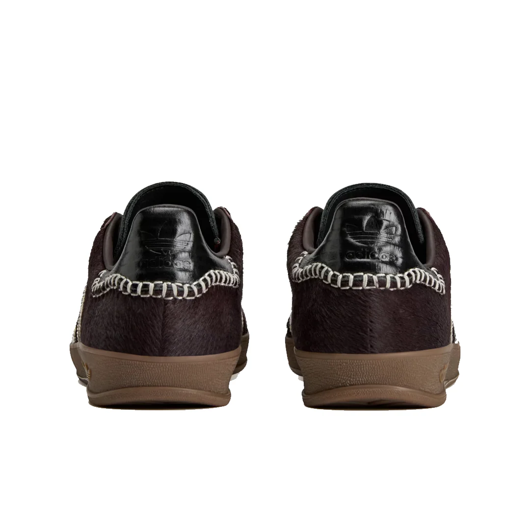 WALES BONNER X ADIDAS GAZELLE PONY SHOES AURORA COFFEE/ WONDER WHITE - Image 3