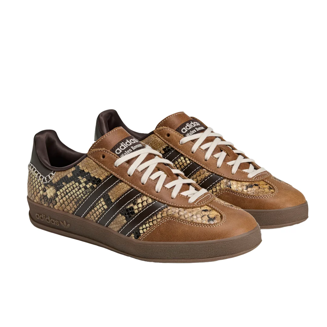 WALES BONNER x ADIDAS GAZELLE INDOOR SHOES SNAKESKIN BROWN - Image 2