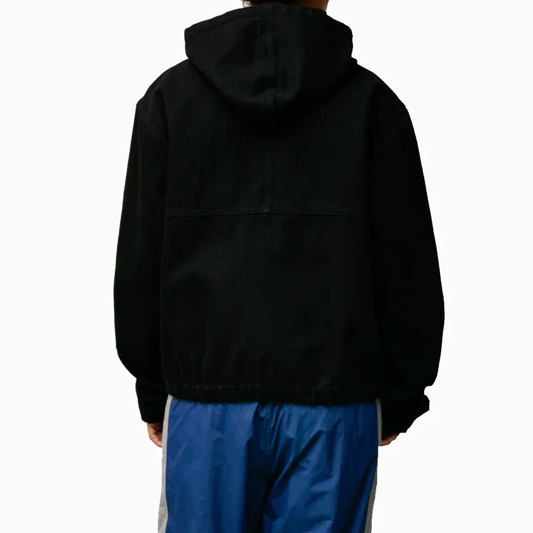 WORK JACKET UNLINED CANVAS BLACK - Image 3