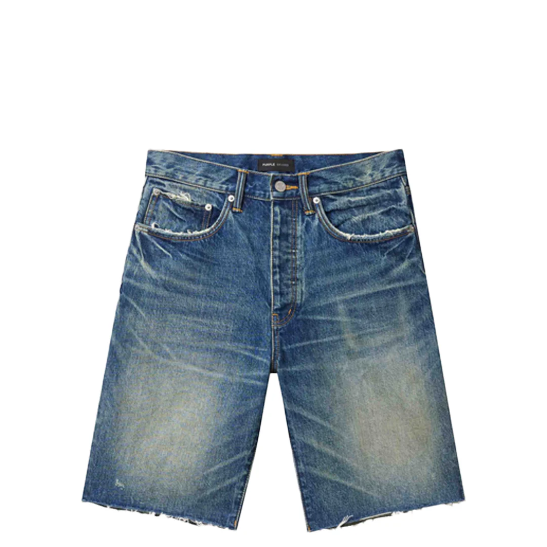 WORN VINTAGE SHORTS MID INDIGO - Image 3