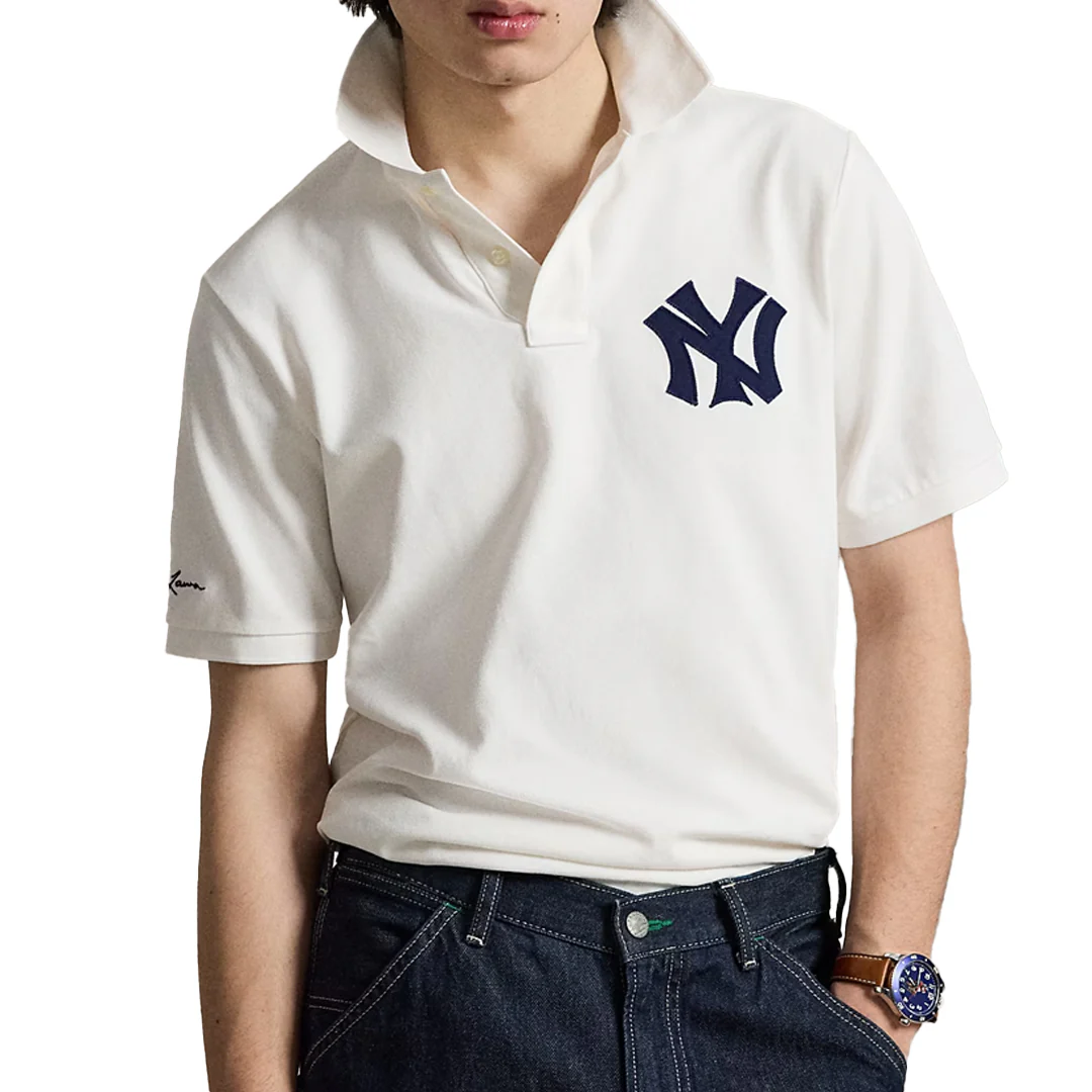 YANKEES POLO SHIRT DECKWASH WHITE - Image 2