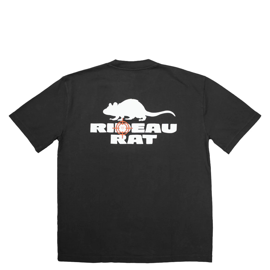 NRML "RIDEAU RAT" BOXY TEE BLACK