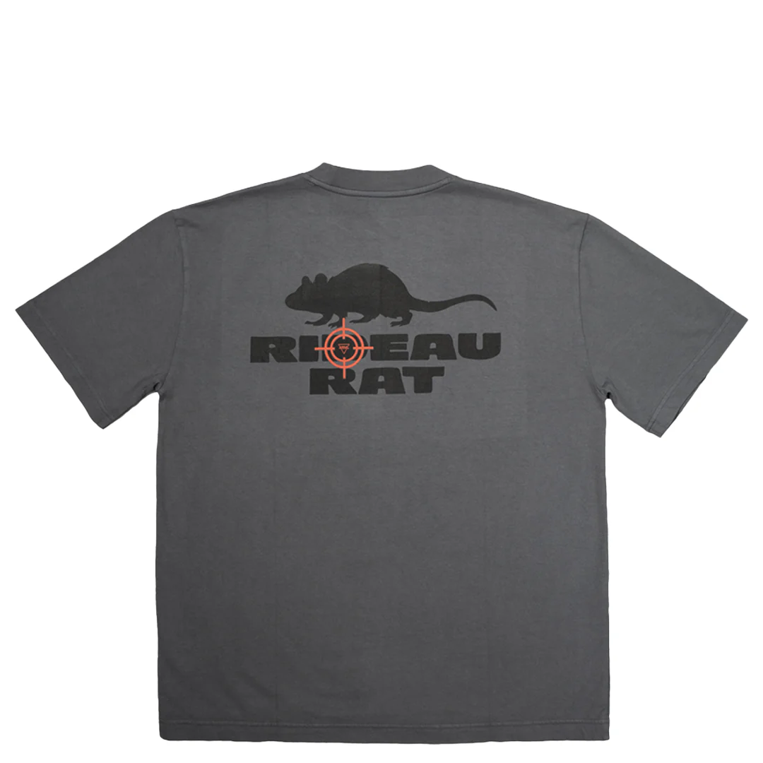 NRML "RIDEAU RAT" BOXY TEE DARK GREY - Image 2